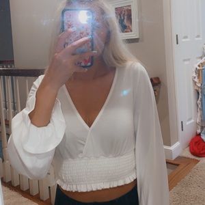 ALTAR’D STATE smocked crop top💕